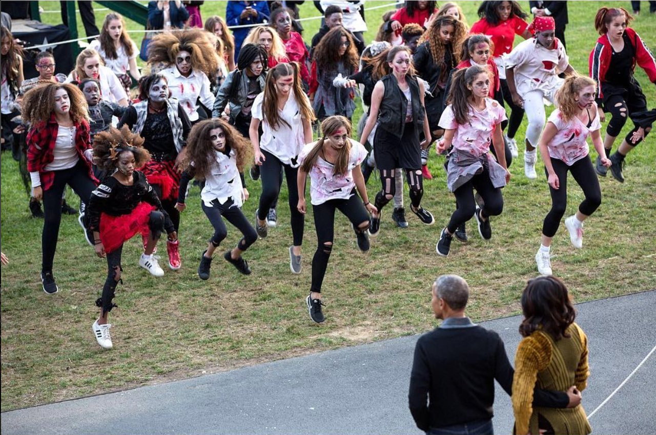 See Pics From the Obamas' Last Halloween in the White House
